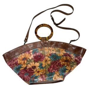 Patricia Nash Mandia Leather Tote Bag Avellino Fresco Bouquet